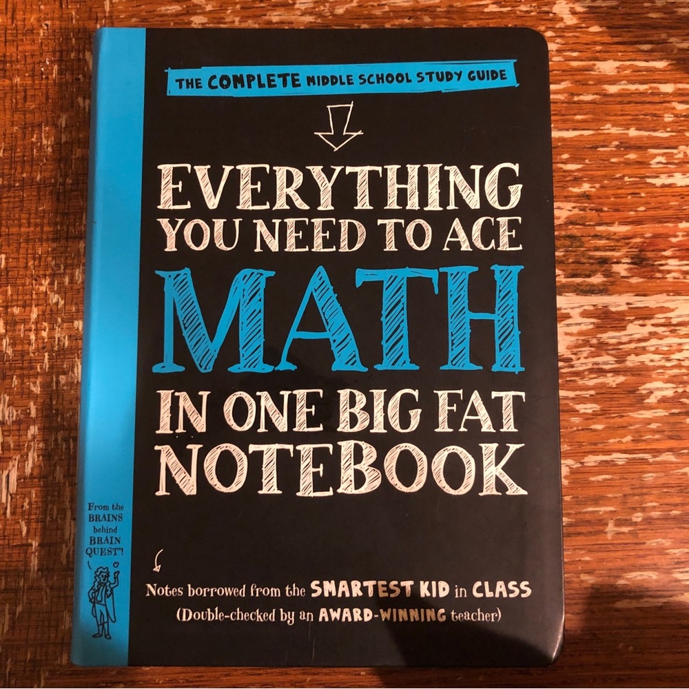4/$20 Middle School Study Guide: Math